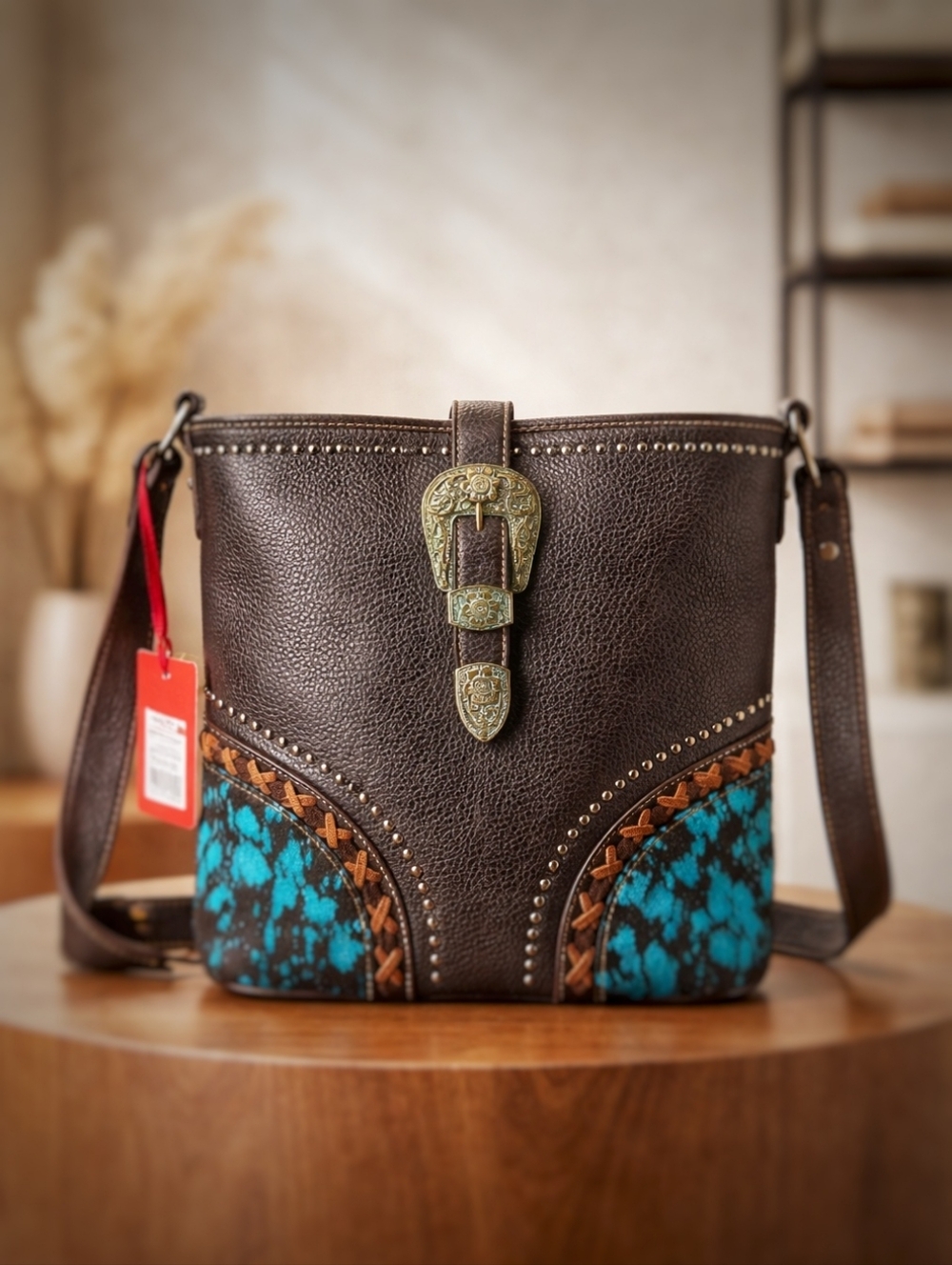 Concealed Carry Trinity Ranch Hobo Bag by Montana West New